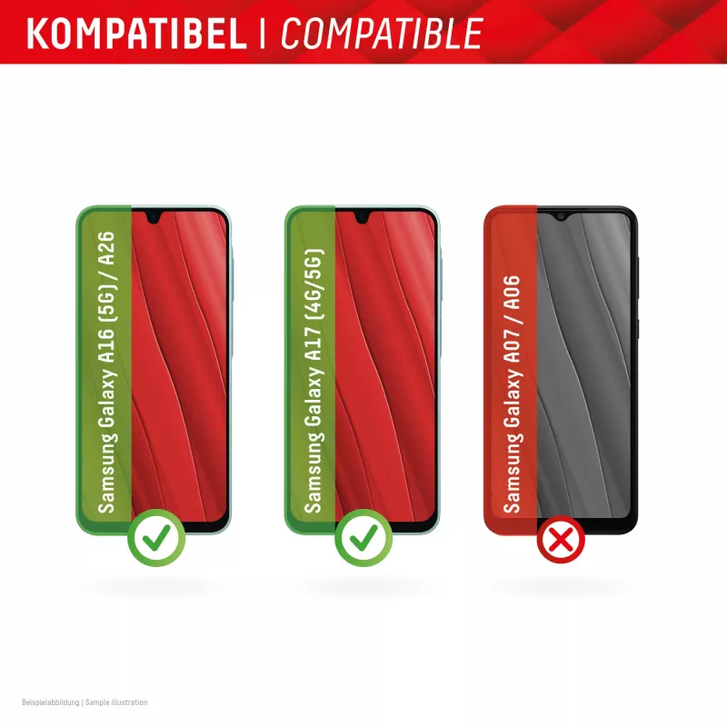 Displex Smart Glass (9H) Samsung Galaxy A26/A16 (5G)/A17 (4G/5G), montavimo lipdukas, nedūžtantis