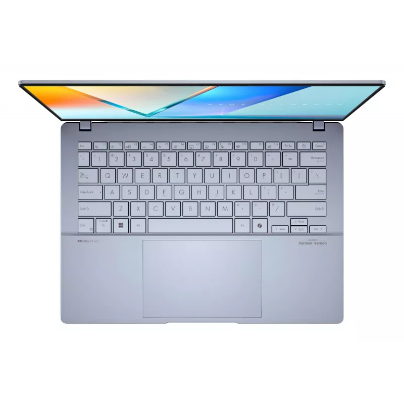 ASUS Vivobook S14 OLED S5406SA-QD229W Copilot+ PC Intel Core Ultra 7 256V nešiojamas kompiuteris 35,6 cm (14 colių) WUXGA 16 GB LPDDR5x-SDRAM 1 TB SSD Wi-Fi 7 (802.11be) Windows 11 Home mėlyna