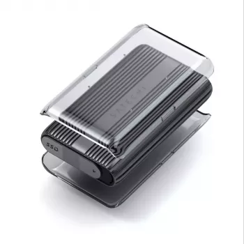 SSD korpusas Satechi USB4 NVMe SSD Pro 4 TB 40 Gbit/s pilkas permatomas