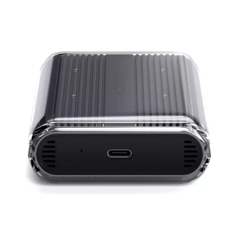 SSD korpusas Satechi USB4 NVMe SSD Pro 4 TB 40 Gbit/s pilkas permatomas