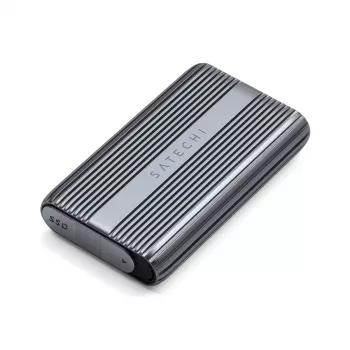 SSD korpusas Satechi USB4 NVMe SSD Pro 4 TB 40 Gbit/s pilkas permatomas