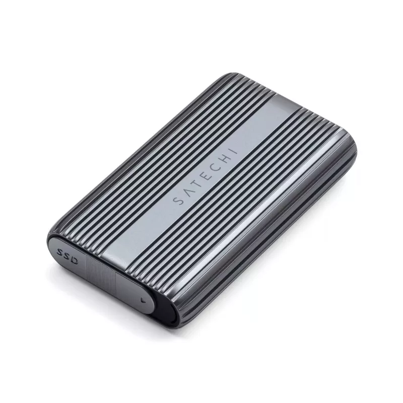 SSD korpusas Satechi USB4 NVMe SSD Pro 4 TB 40 Gbit/s pilkas permatomas