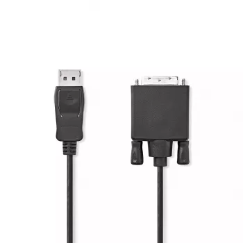 Vaizdo kabelio adapteris Nedis CCGL37200BK20 2 m DisplayPort į DVI-D juodas