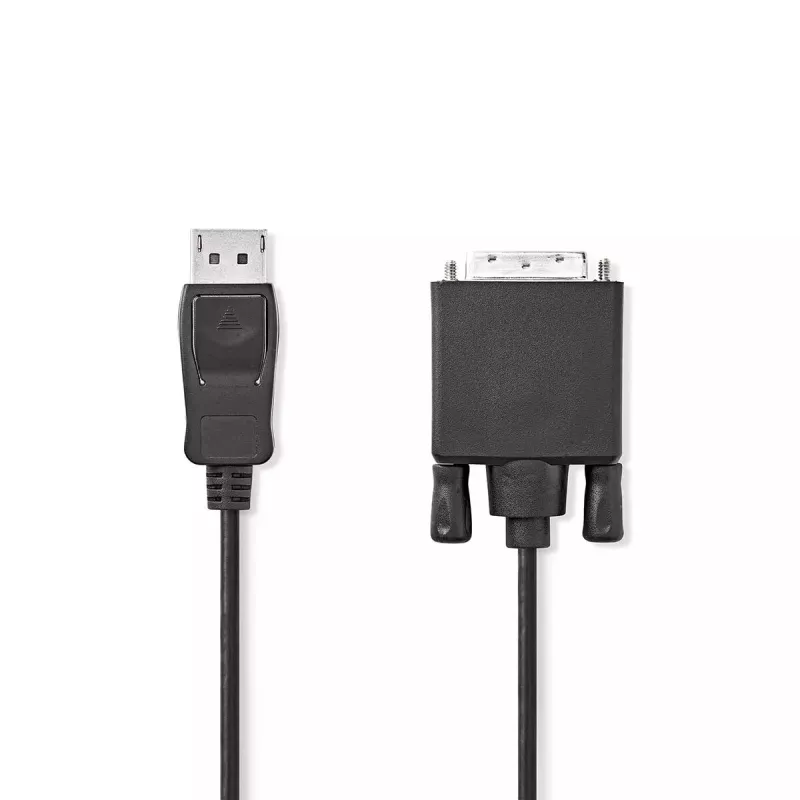 Vaizdo kabelio adapteris Nedis CCGL37200BK20 2 m DisplayPort į DVI-D juodas