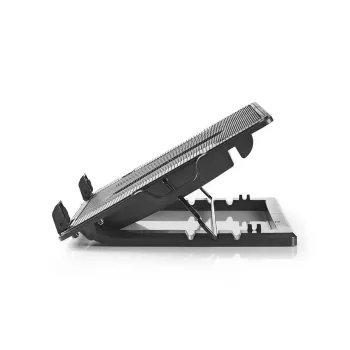 Nešiojamojo kompiuterio aušinimo padėklas Nedis NBCR200BK 2 ventiliatoriai 14 cm juoda