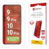 Displex ekrano apsauginis stiklas (10H), skirtas Google Pixel 9, Pixel 9 Pro, Pixel 10, Pixel 10 Pro, su EASY-ON® Eco montavimo rėmeliu, atsparus įbrėžimams