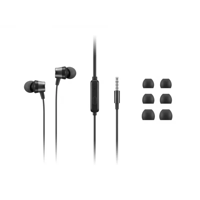 Lenovo 4XD1J77352 ausinės / laisvų rankų įranga Laidinis į ausis Biuras / Skambučių centras Juoda