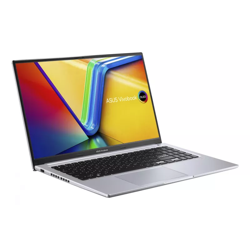 ASUS Vivobook 15 OLED X1505VA-MA884W Intel® Core™ i9 i9-13900H nešiojamas kompiuteris 39,6 cm (15,6 colio) 2,8K 16 GB DDR4-SDRAM 1 TB SSD Wi-Fi 6E (802.11ax) Windows 11 Home sidabrinis