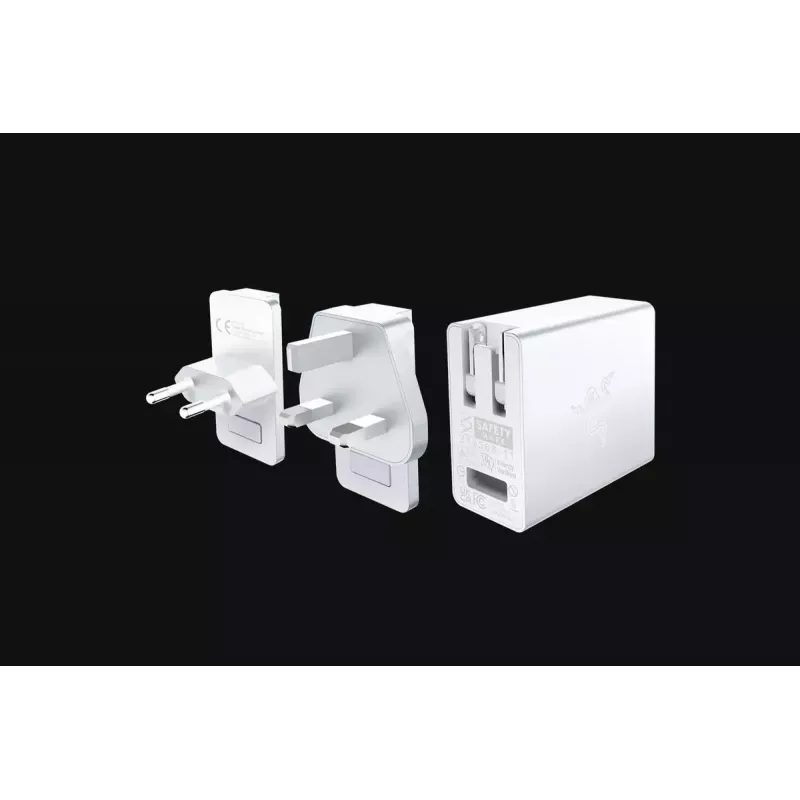 Pakrovėjas Razer RC21-01700200-R3M1 vidinis kintamosios srovės 2 USB Type-C baltas