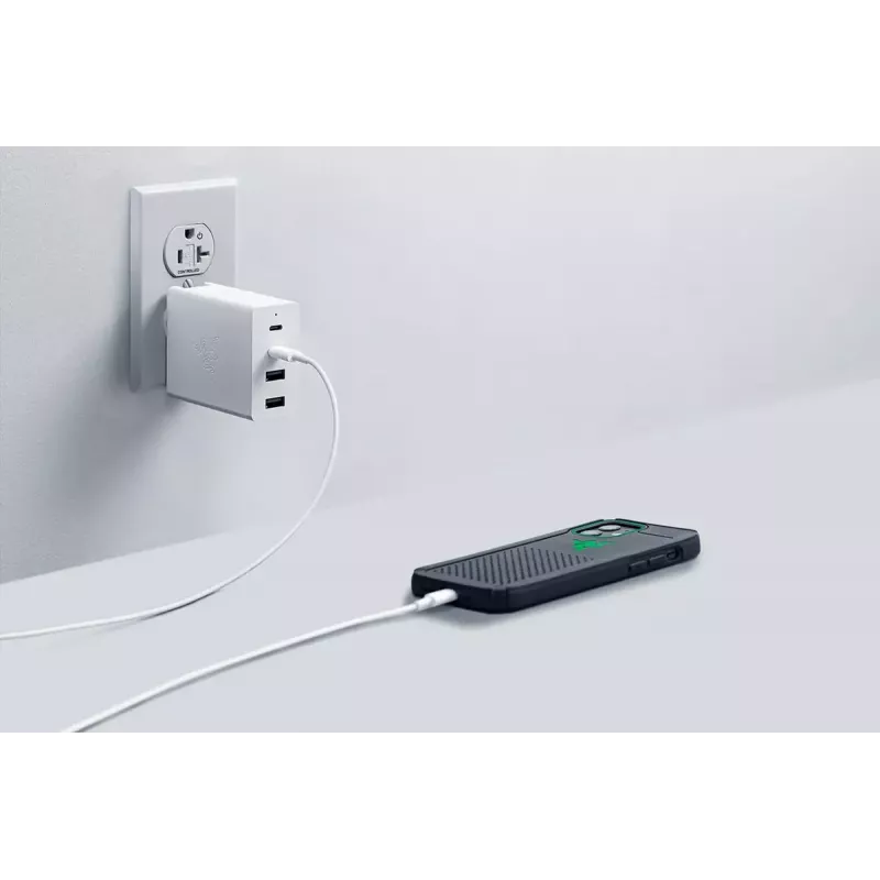Pakrovėjas Razer RC21-01700200-R3M1 vidinis kintamosios srovės 2 USB Type-C baltas