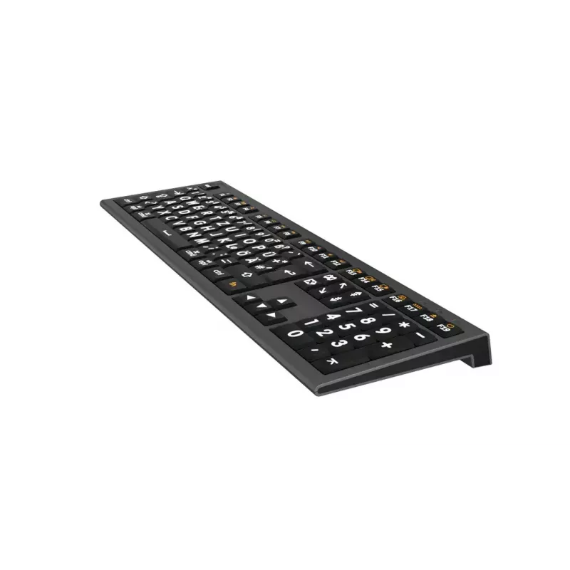 Logickeyboard LKB-LPWB-A2M-DE klaviatūra universali USB QWERTZ vokiška juoda