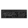 Logickeyboard LKB-LPWB-A2M-DE klaviatūra universali USB QWERTZ vokiška juoda