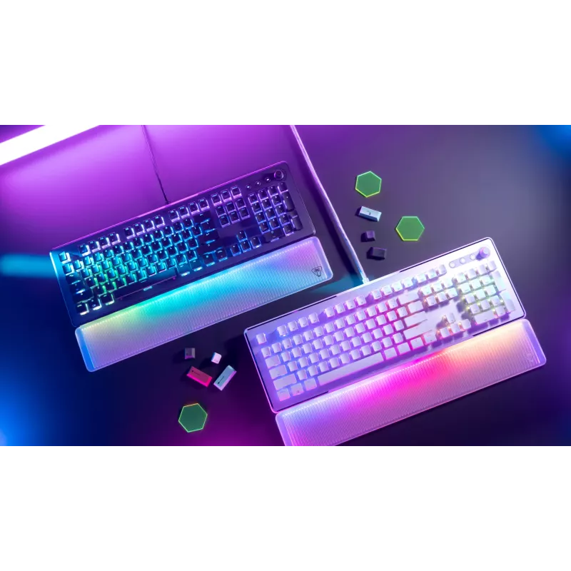 Turtle Beach Vulcan II Max klaviatūra, skirta žaidimams, USB, QWERTZ, vokiečių, juoda