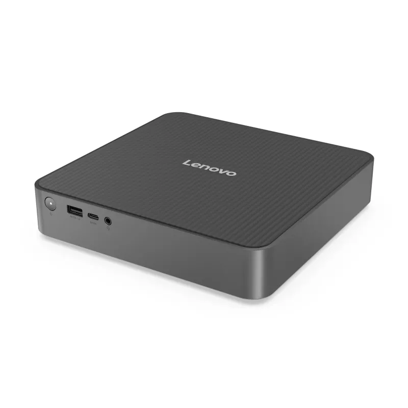 Lenovo IdeaCentre Mini 01Q8X10 Snapdragon X1-26-100 32 GB LPDDR5x-SDRAM 1 TB SSD Windows 11 Home Mini PC Pilka