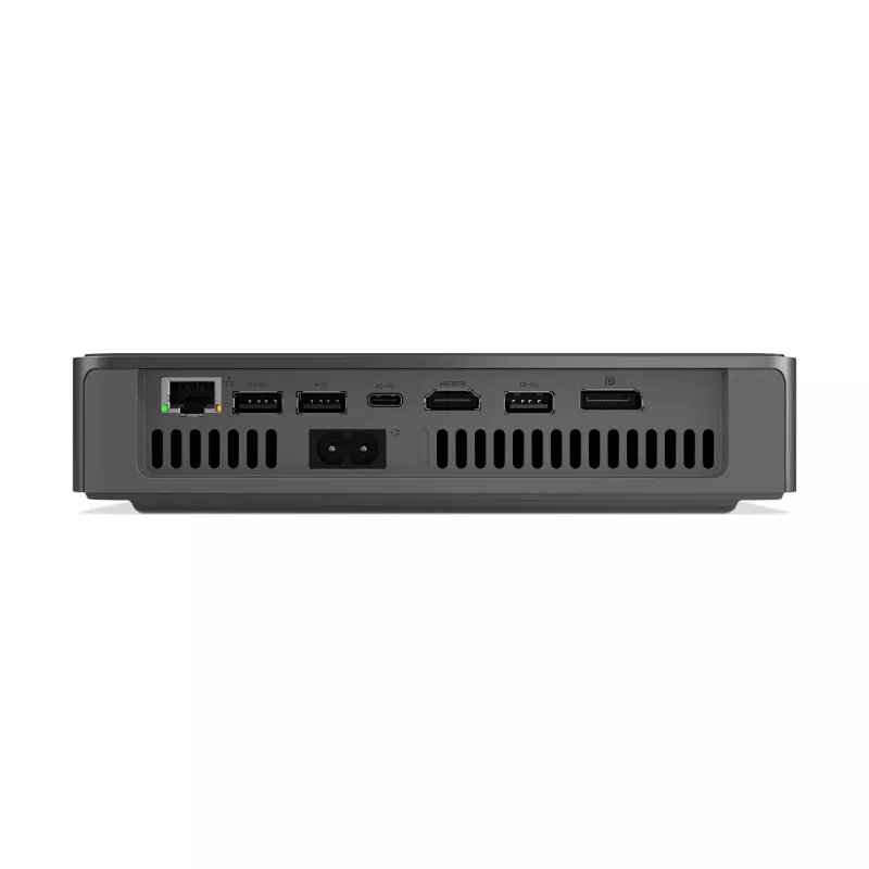 Lenovo IdeaCentre Mini 01Q8X10 Snapdragon X1-26-100 32 GB LPDDR5x-SDRAM 1 TB SSD Windows 11 Home Mini PC Pilka
