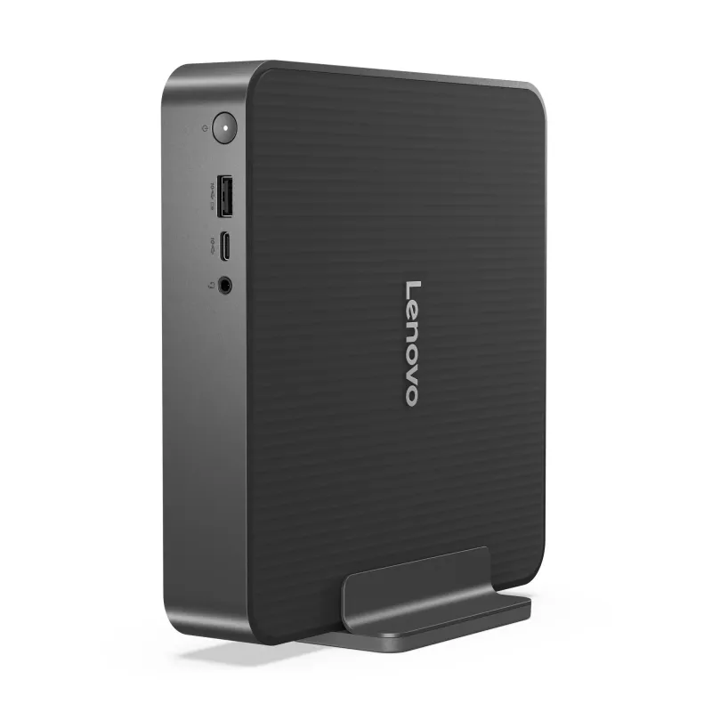 Lenovo IdeaCentre Mini 01Q8X10 Snapdragon X1-26-100 32 GB LPDDR5x-SDRAM 1 TB SSD Windows 11 Home Mini PC Pilka