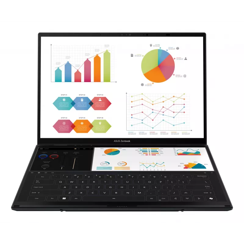 Nešiojamas kompiuteris ASUS ZENBOOK 14 colių Core Ultra 9 RAM 16GB SSD 512GB NVIDIA Windows 11