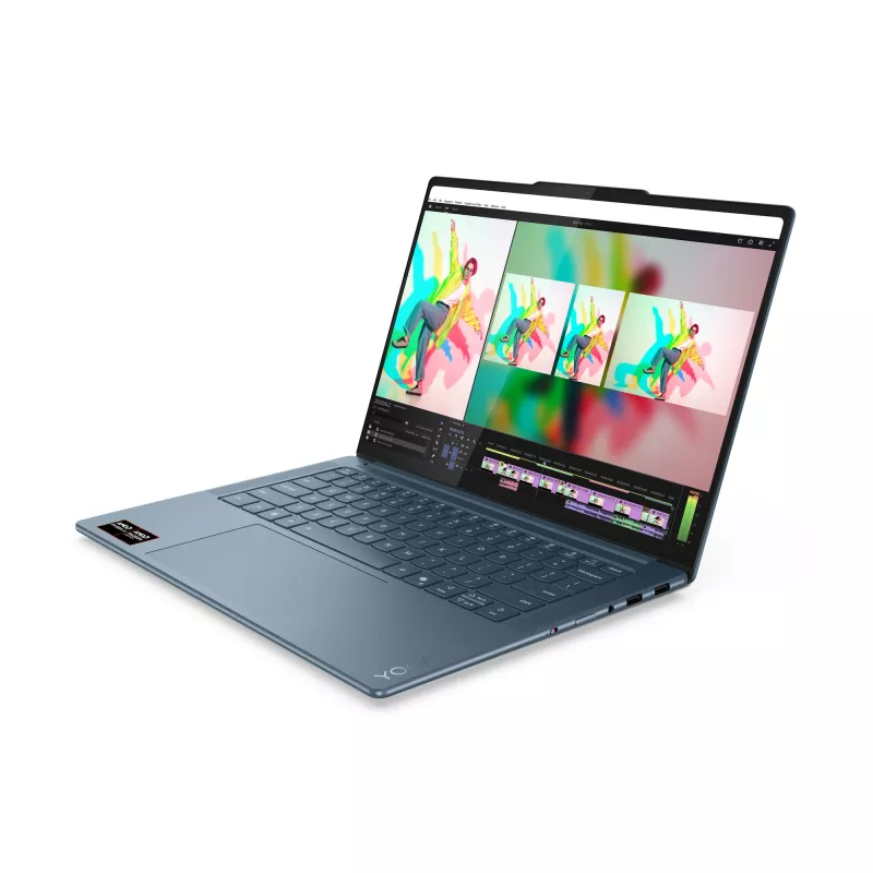 Lenovo Yoga Pro 7 14AKP10 Copilot+ PC AMD Ryzen™ AI 7 350 nešiojamas kompiuteris 36,8 cm (14,5 colio) 3K 32 GB LPDDR5x-SDRAM 1 TB SSD Wi-Fi 7 (802.11be) Windows 11 Pro mėlynai žalsva