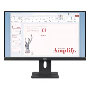 Lenovo ThinkVision E24-40 Monitorius, 60,5 cm (23,8 colio), 1920 x 1080 pikselių, Full HD, LCD, 6 ms, juodas