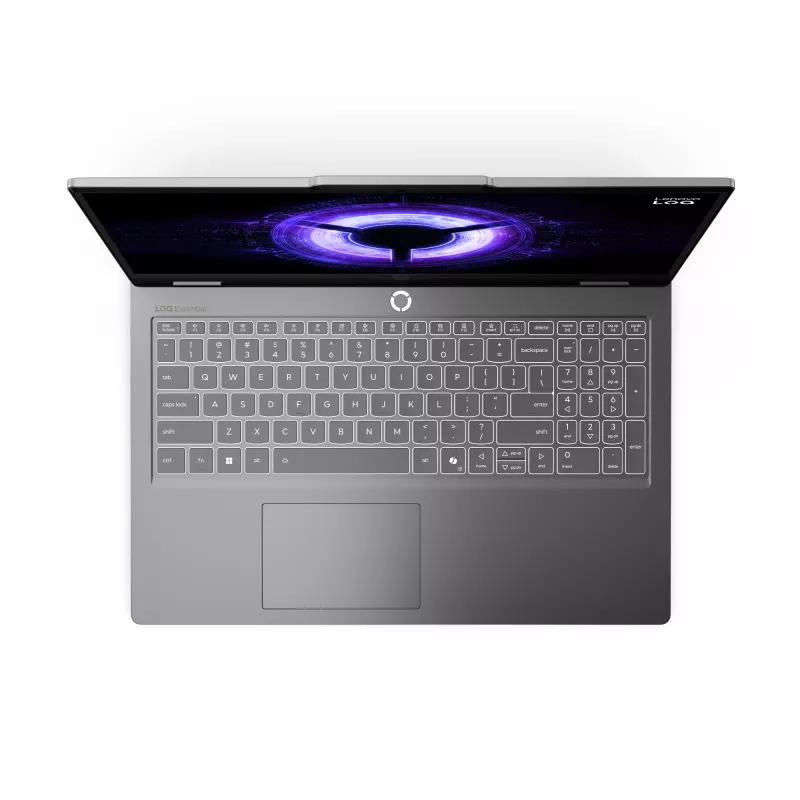 Nešiojamas kompiuteris Lenovo LOQ Essential 15IRX11 Intel® Core™ i5 i5-13450HX 39,6 cm (15,6 colio) Full HD 16 GB DDR5-SDRAM 1 TB SSD NVIDIA GeForce RTX 5060 „Wi-Fi 6“ (802.11ax) „Windows 11 Home“ pilkos spalvos