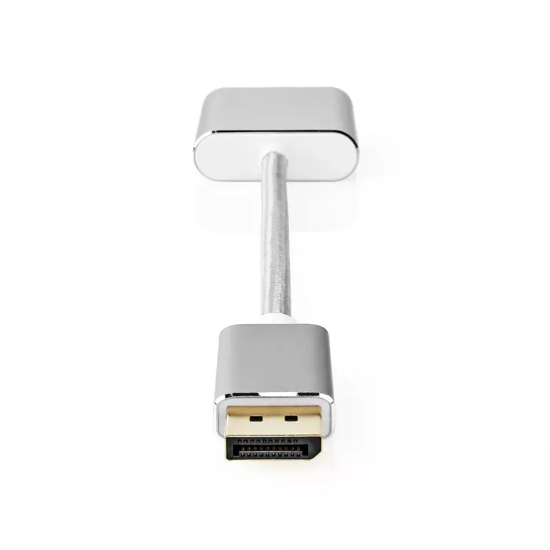Nedis CCTB37250AL02 vaizdo kabelio adapteris 0,2 m DisplayPort DVI-D sidabrinis