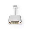 Nedis CCTB37250AL02 vaizdo kabelio adapteris 0,2 m DisplayPort DVI-D sidabrinis