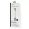 Nedis CCTB37250AL02 vaizdo kabelio adapteris 0,2 m DisplayPort DVI-D sidabrinis