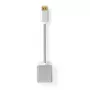 Nedis CCTB37250AL02 vaizdo kabelio adapteris 0,2 m DisplayPort DVI-D sidabrinis