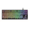 „Trust GXT 794“ klaviatūra su pele, žaidimų, USB, QWERTZ, vokiška, juoda