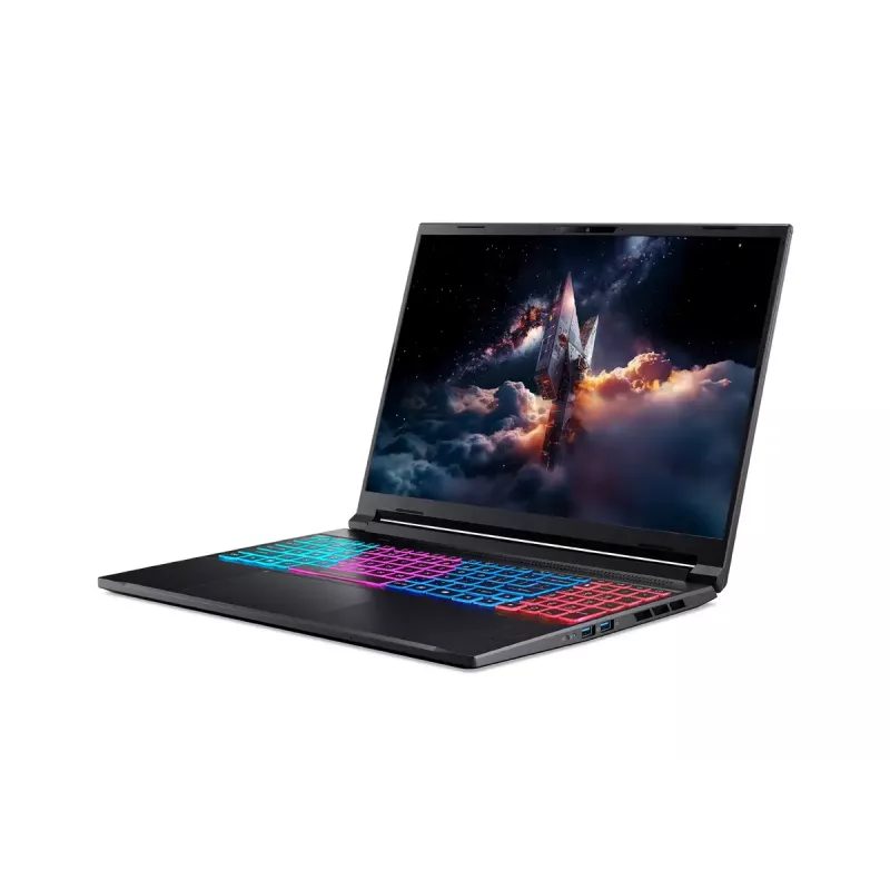 Nešiojamas kompiuteris Acer Nitro V 16S ANV16S-71-77SA — 16 colių WQXGA (2560×1600), Intel Core 7 240H, 16 GB DDR5, 1 TB SSD, NVIDIA GeForce RTX 5070, Windows 11 Home, juodas