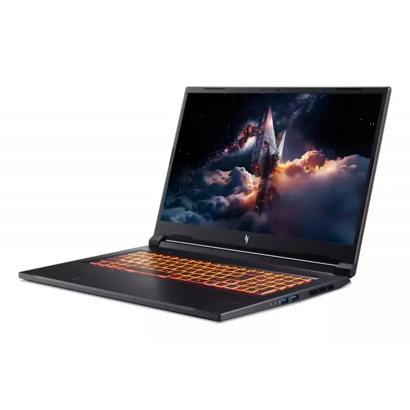 Nešiojamas kompiuteris Acer Nitro V 17 AI ANV17-41-R5GS — AMD Ryzen 5 240 4.3 GHz, 17.3 colio FHD, 16 GB DDR5, 1 TB SSD, NVIDIA GeForce RTX 5050, FreeDOS