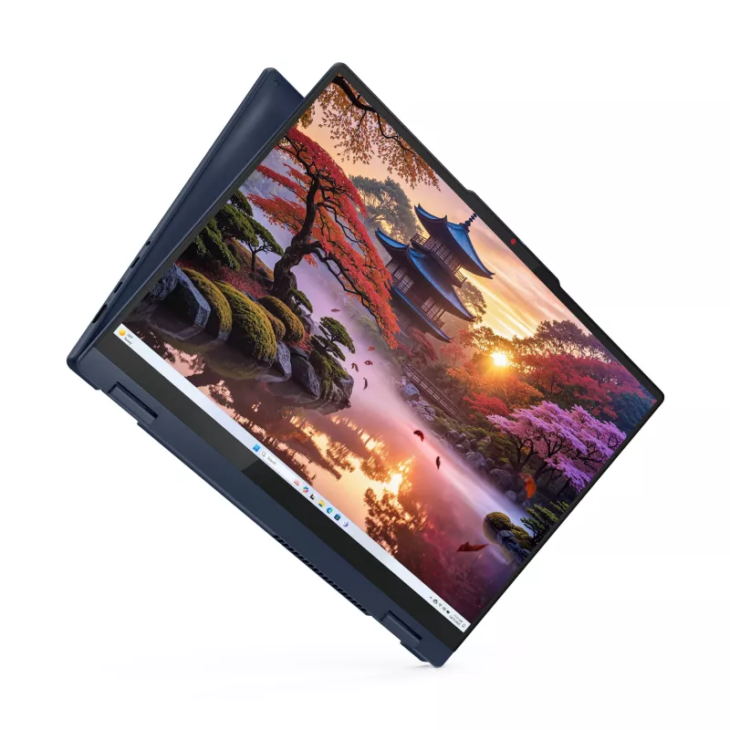 Lenovo IdeaPad 5 2-in-1 16AKP10 Copilot+ PC AMD Ryzen™ AI 5 340 Hibridinis (2-in-1) 40,6 cm (16 colių) jutiklinis ekranas WUXGA 16 GB LPDDR5x-SDRAM 512 GB SSD Wi-Fi 7 (802.11be) Windows 11 Home Vokiška mėlyna