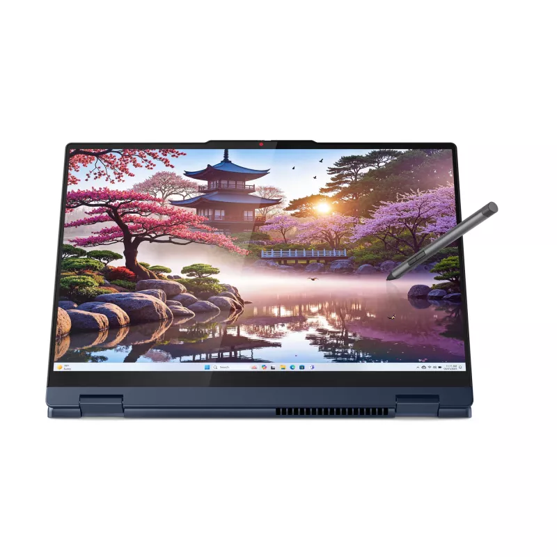 Lenovo IdeaPad 5 2-in-1 16AKP10 Copilot+ PC AMD Ryzen™ AI 5 340 Hibridinis (2-in-1) 40,6 cm (16 colių) jutiklinis ekranas WUXGA 16 GB LPDDR5x-SDRAM 512 GB SSD Wi-Fi 7 (802.11be) Windows 11 Home Vokiška mėlyna