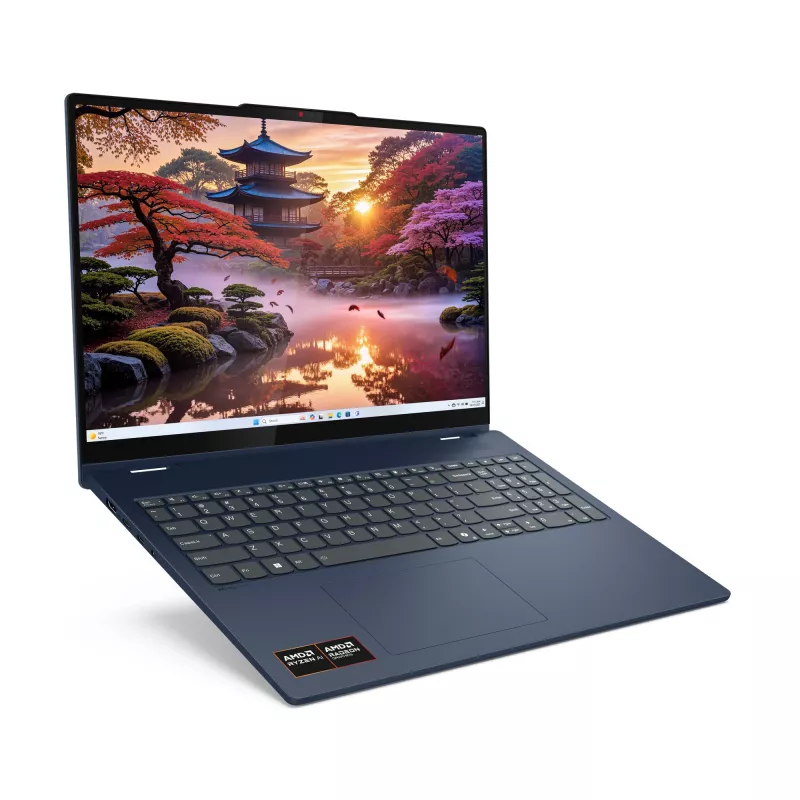 Lenovo IdeaPad 5 2-in-1 16AKP10 Copilot+ PC AMD Ryzen™ AI 5 340 Hibridinis (2-in-1) 40,6 cm (16 colių) jutiklinis ekranas WUXGA 16 GB LPDDR5x-SDRAM 512 GB SSD Wi-Fi 7 (802.11be) Windows 11 Home Vokiška mėlyna