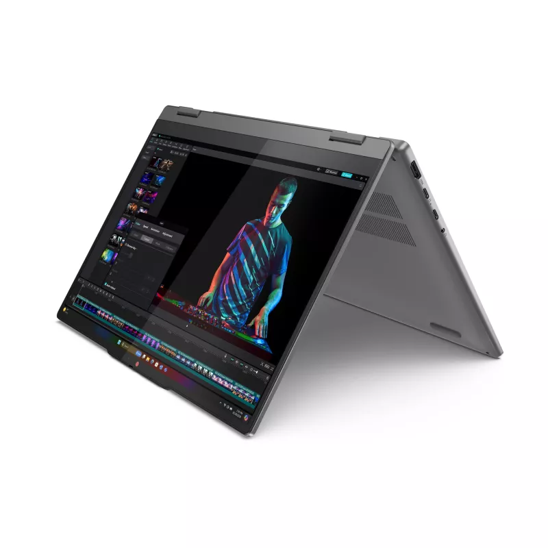 Lenovo IdeaPad 5 2-in-1 14Q8X9 Copilot+ PC Snapdragon X1P-42-100 Hibridas (2-in-1) 35,6 cm (14 colių) Liečiamas ekranas WUXGA 24 GB LPDDR5x-SDRAM 1 TB SSD Wi-Fi 7 (802.11be) Windows 11 Home Pilka