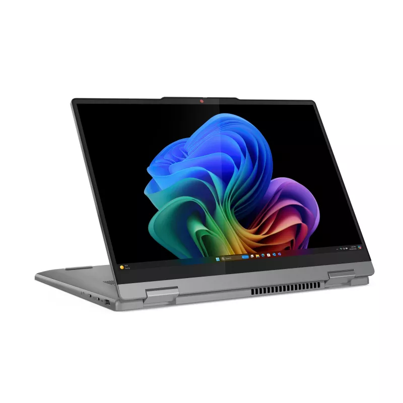 Lenovo IdeaPad 5 2-in-1 14Q8X9 Copilot+ PC Snapdragon X1P-42-100 Hibridas (2-in-1) 35,6 cm (14 colių) Liečiamas ekranas WUXGA 24 GB LPDDR5x-SDRAM 1 TB SSD Wi-Fi 7 (802.11be) Windows 11 Home Pilka