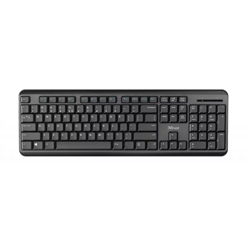 Trust TK-350 klaviatūra Office RF belaidė QWERTZ vokiečių juoda