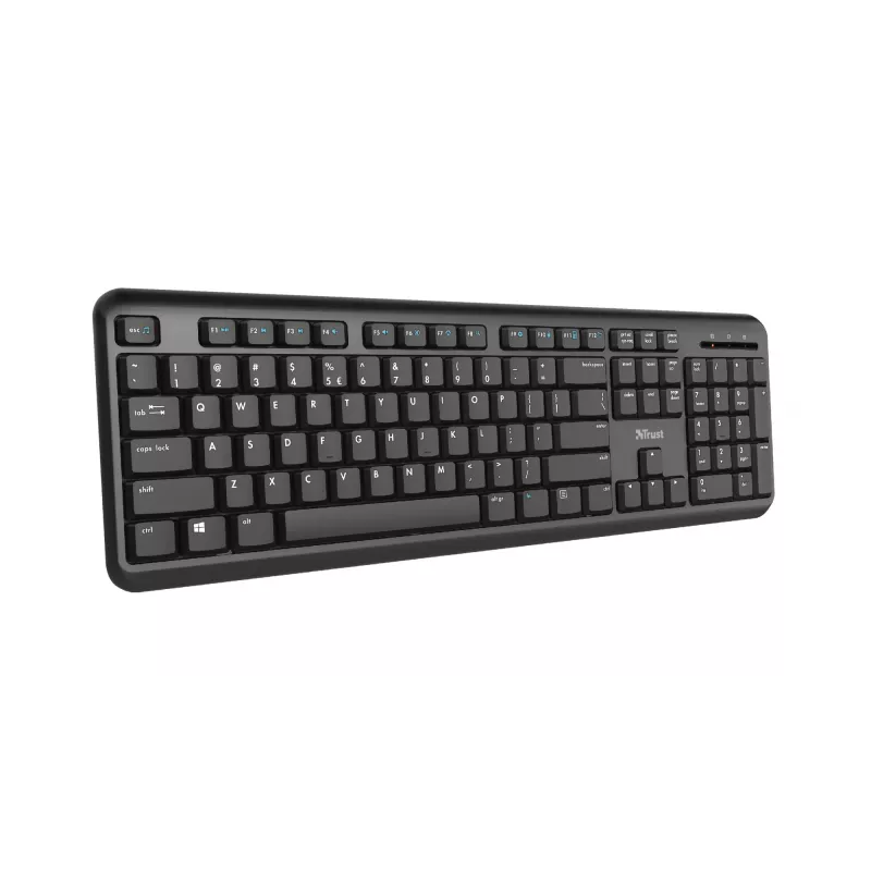 Trust TK-350 klaviatūra Office RF belaidė QWERTZ vokiečių juoda