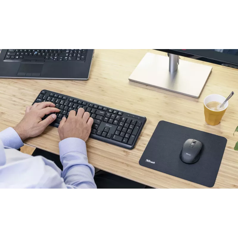 Trust TK-350 klaviatūra Office RF belaidė QWERTZ vokiečių juoda