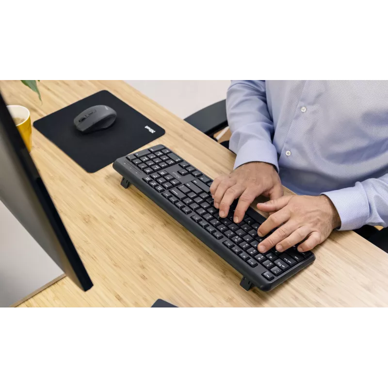 Trust TK-350 klaviatūra Office RF belaidė QWERTZ vokiečių juoda