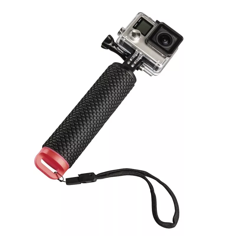 Monopod Hama 00004458 1/4 colio plastikinis juoda/raudona aukštis 19 cm