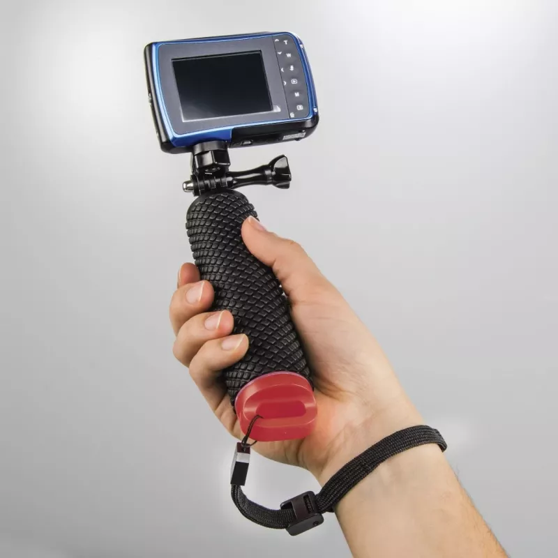 Monopod Hama 00004458 1/4 colio plastikinis juoda/raudona aukštis 19 cm