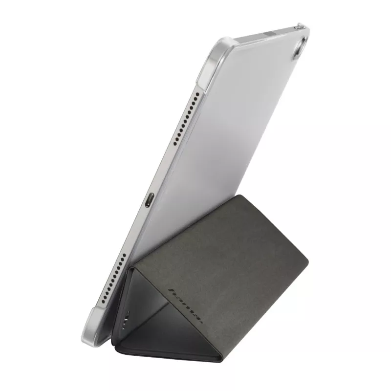Flip case Hama Fold Clear iPad Air 10,9 colių (4 kartos/2020) juodas permatomas