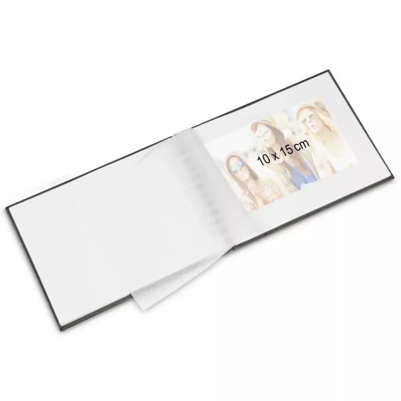 Hama Fine Art nuotraukų albumas, pilkas, 50 lapų, 10 x 15 cm, spiralinis įrišimas