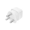 Hama 00223440 maitinimo kištuko adapteris, Type M, Type C (Europlug)+Type F, baltas