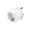 Hama 00223440 maitinimo kištuko adapteris, Type M, Type C (Europlug)+Type F, baltas