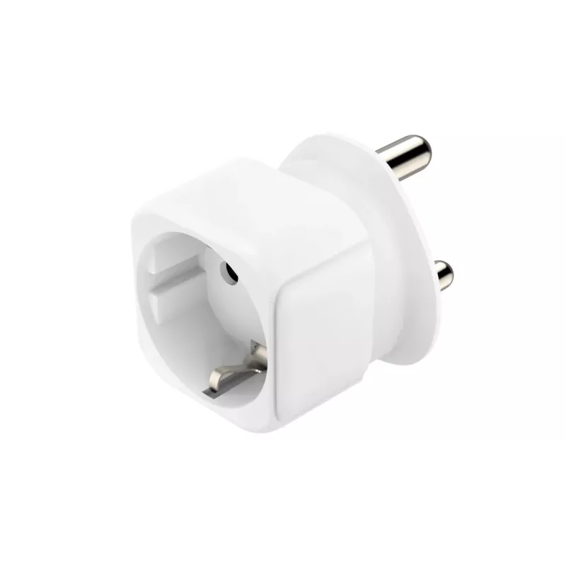 Hama 00223440 maitinimo kištuko adapteris, Type M, Type C (Europlug)+Type F, baltas