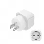 Hama 00223438 maitinimo kištuko adapteris B tipo C tipo (eurokištukas)+F tipo Balta