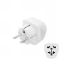 Hama 00223456 maitinimo kištuko adapteris Type E/F hybrid Universal White