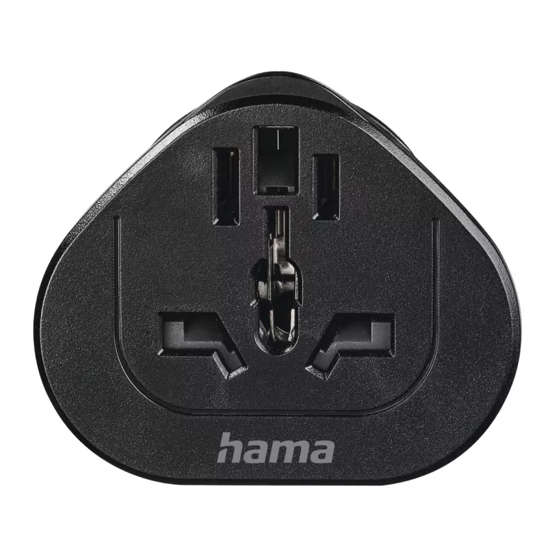 Hama 00223454 maitinimo kištuko adapteris, E/F tipo hibridinis, universalus, juodas